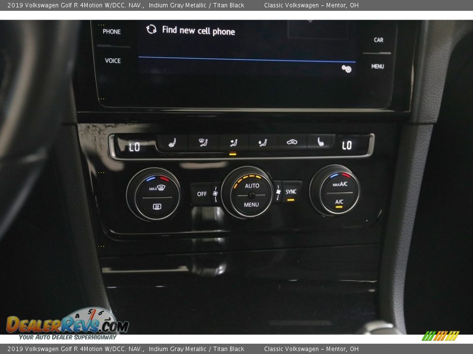 Controls of 2019 Volkswagen Golf R 4Motion W/DCC. NAV. Photo #14