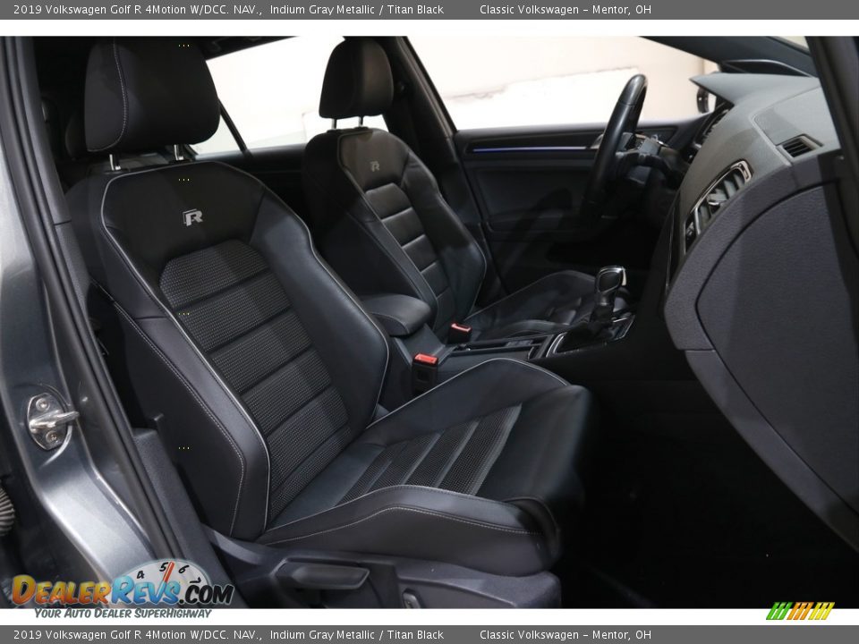 Front Seat of 2019 Volkswagen Golf R 4Motion W/DCC. NAV. Photo #17