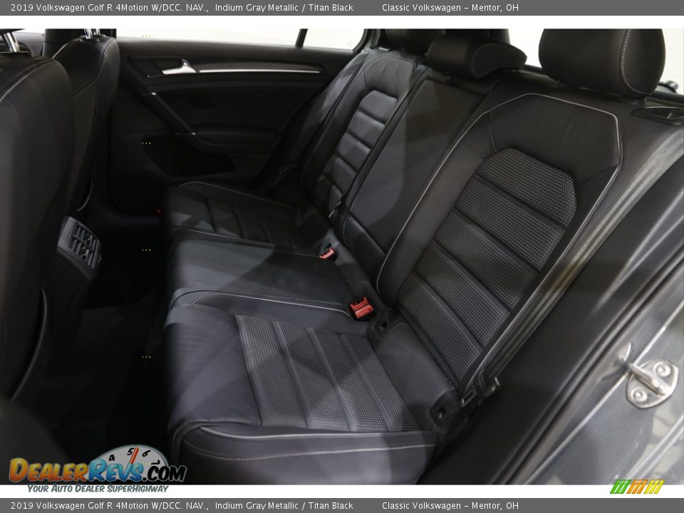 Rear Seat of 2019 Volkswagen Golf R 4Motion W/DCC. NAV. Photo #19