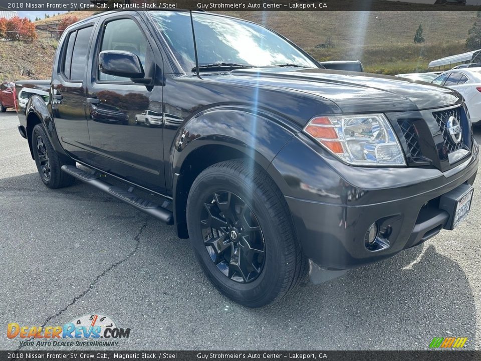 2018 Nissan Frontier SV Crew Cab Magnetic Black / Steel Photo #1