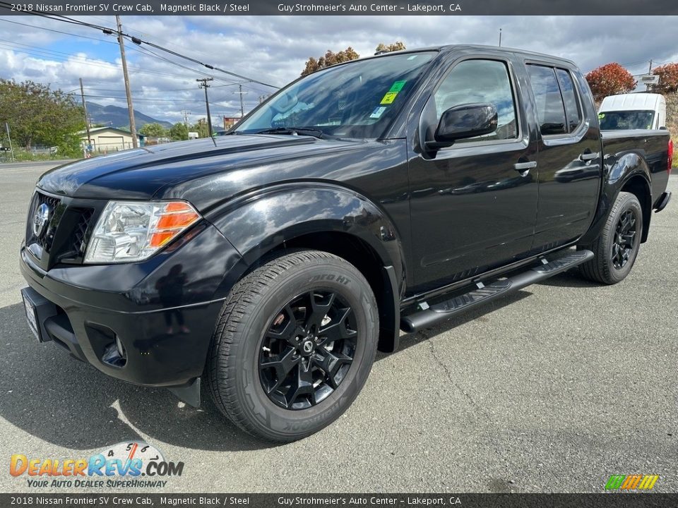 2018 Nissan Frontier SV Crew Cab Magnetic Black / Steel Photo #3