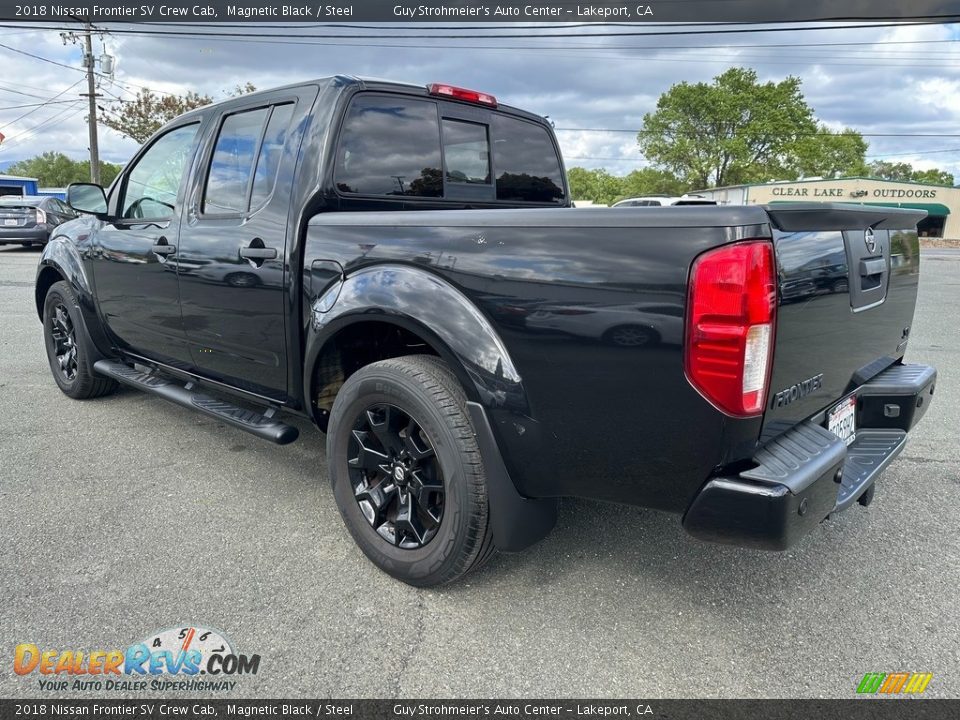 2018 Nissan Frontier SV Crew Cab Magnetic Black / Steel Photo #4