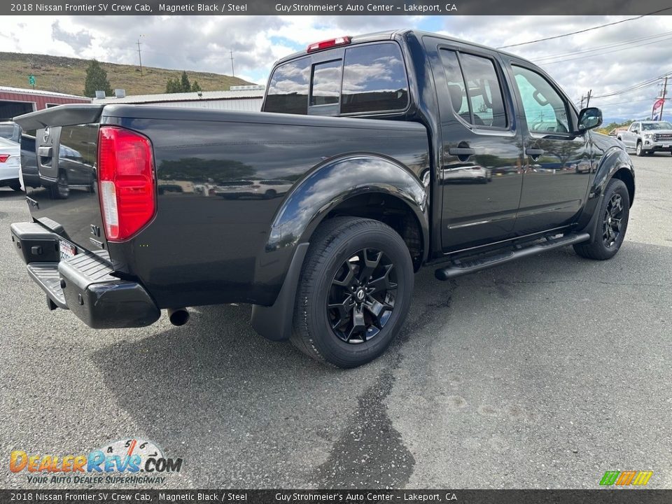 2018 Nissan Frontier SV Crew Cab Magnetic Black / Steel Photo #6