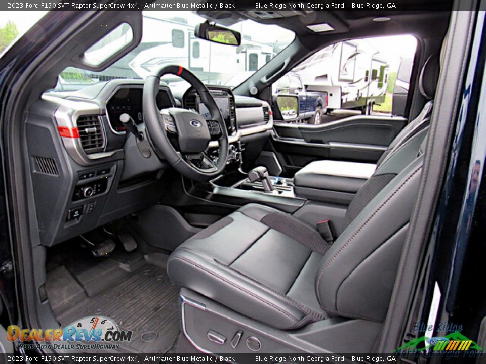 Black Interior - 2023 Ford F150 SVT Raptor SuperCrew 4x4 Photo #14