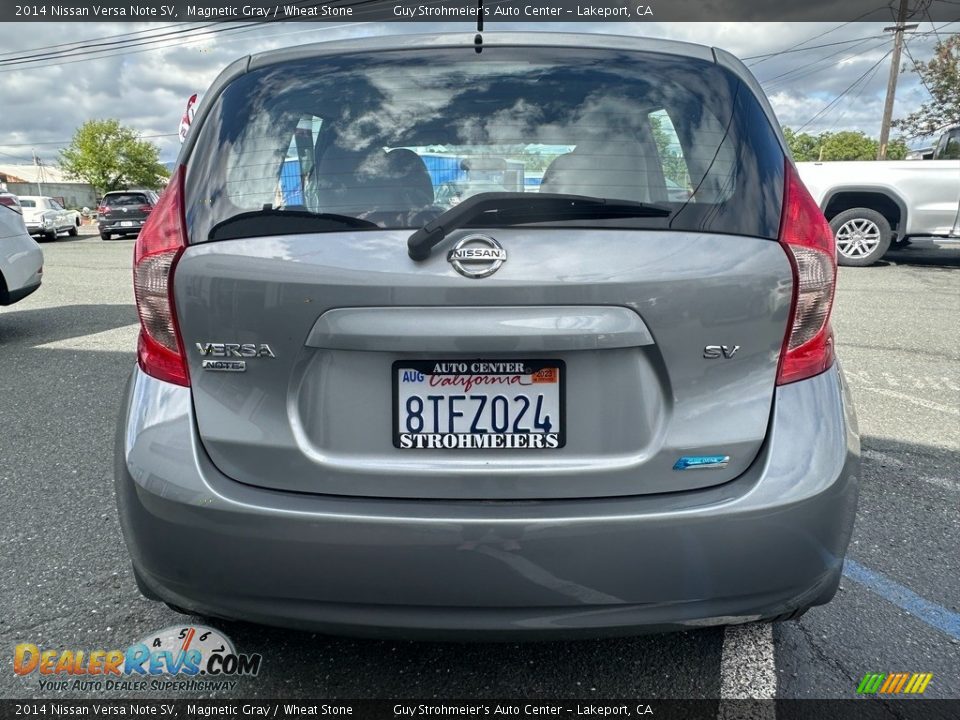 2014 Nissan Versa Note SV Magnetic Gray / Wheat Stone Photo #5