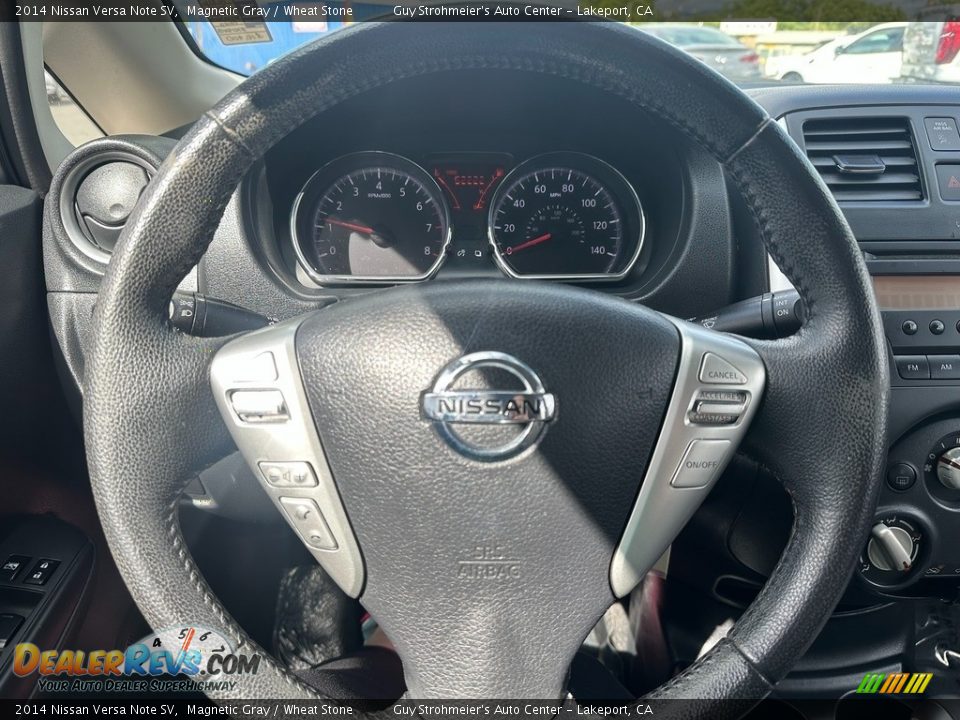 2014 Nissan Versa Note SV Magnetic Gray / Wheat Stone Photo #7