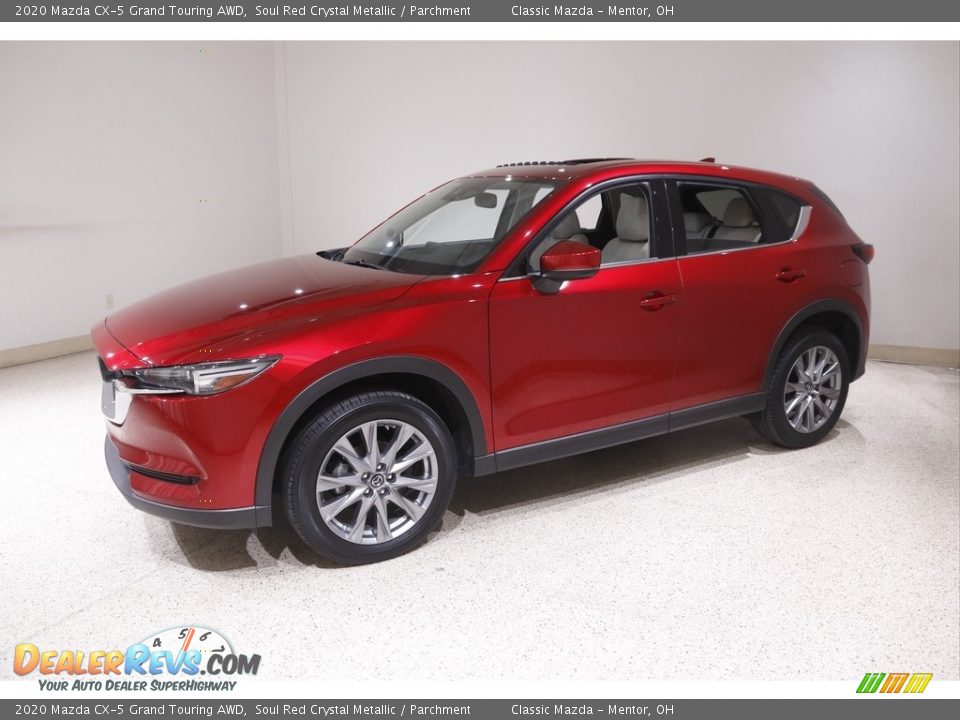 2020 Mazda CX-5 Grand Touring AWD Soul Red Crystal Metallic / Parchment Photo #3