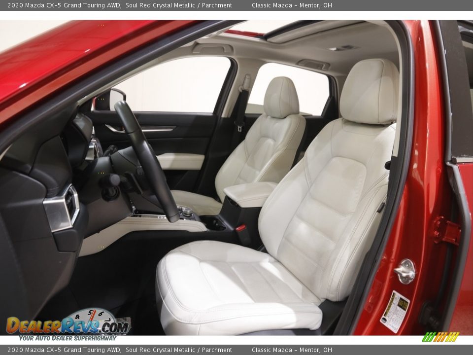 2020 Mazda CX-5 Grand Touring AWD Soul Red Crystal Metallic / Parchment Photo #5