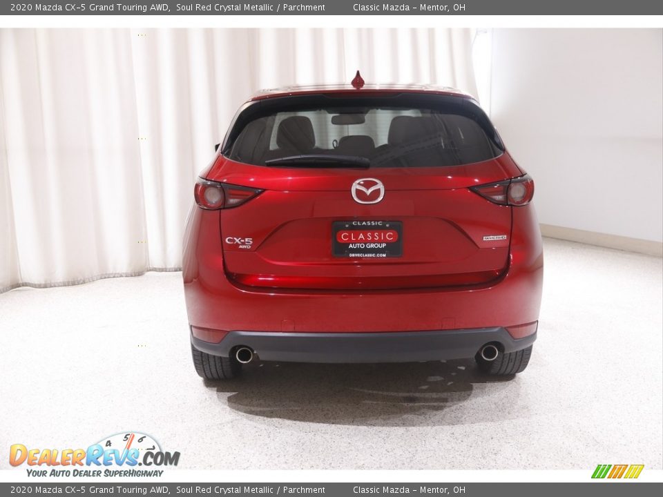 2020 Mazda CX-5 Grand Touring AWD Soul Red Crystal Metallic / Parchment Photo #19