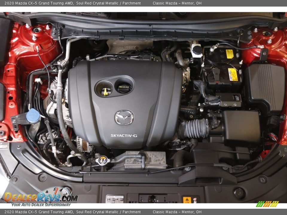 2020 Mazda CX-5 Grand Touring AWD Soul Red Crystal Metallic / Parchment Photo #20