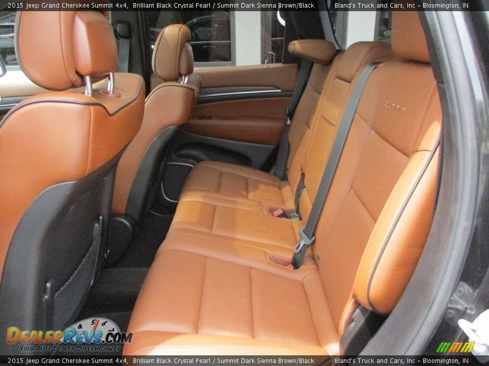 Rear Seat of 2015 Jeep Grand Cherokee Summit 4x4 Photo #26