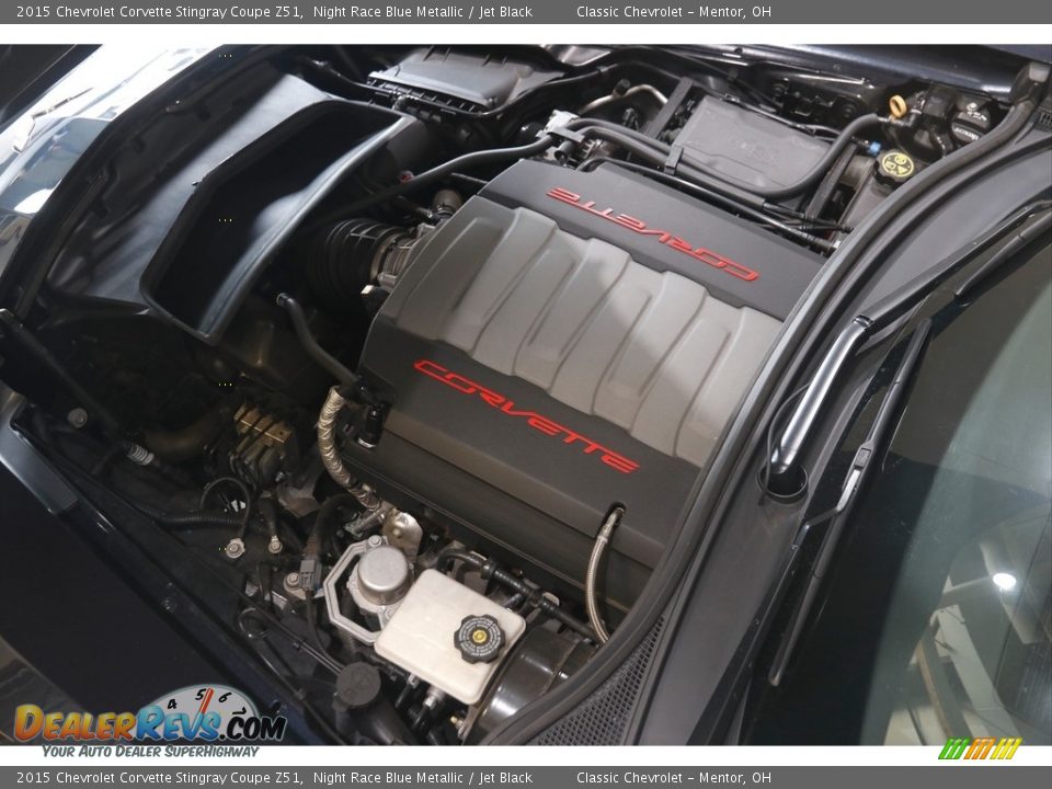 2015 Chevrolet Corvette Stingray Coupe Z51 Night Race Blue Metallic / Jet Black Photo #22