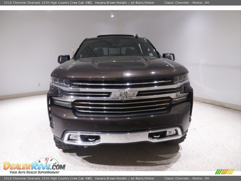 2019 Chevrolet Silverado 1500 High Country Crew Cab 4WD Havana Brown Metallic / Jet Black/Umber Photo #2