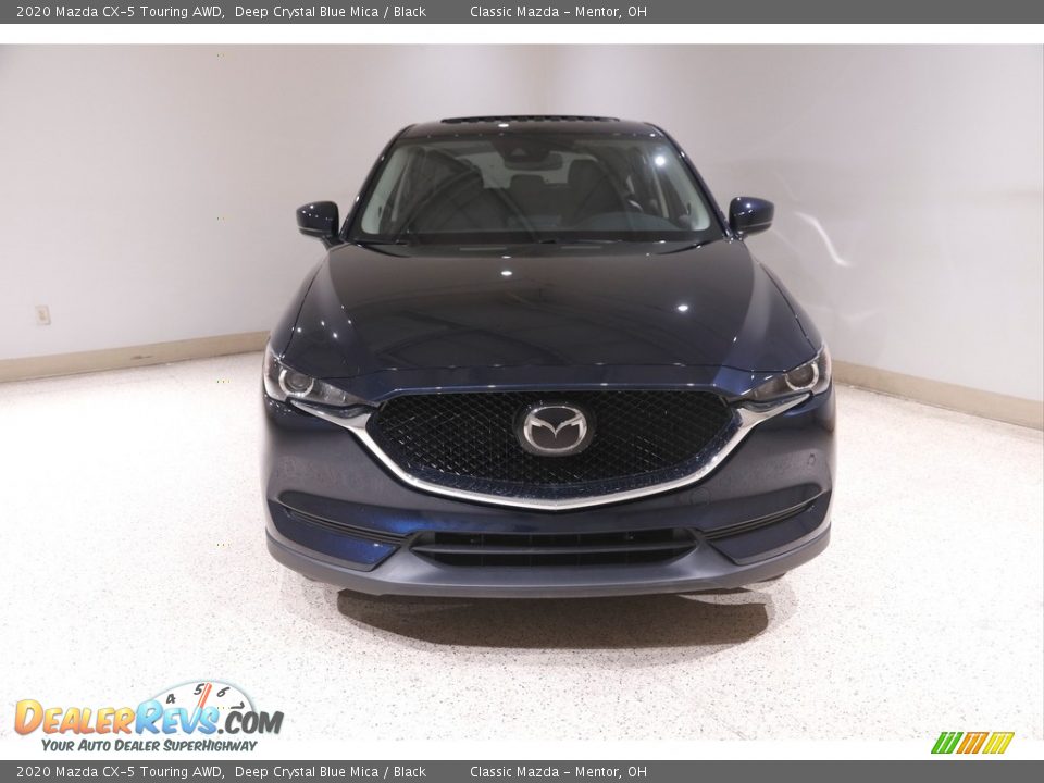 2020 Mazda CX-5 Touring AWD Deep Crystal Blue Mica / Black Photo #2