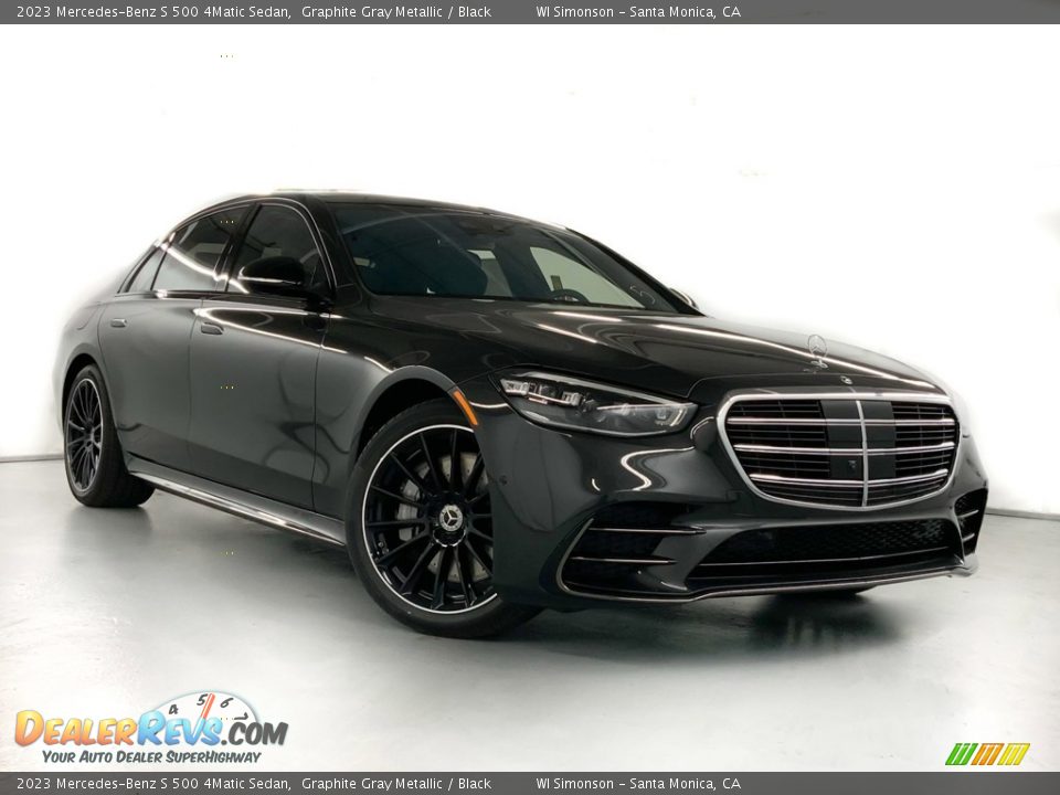 2023 Mercedes-Benz S 500 4Matic Sedan Graphite Gray Metallic / Black Photo #2