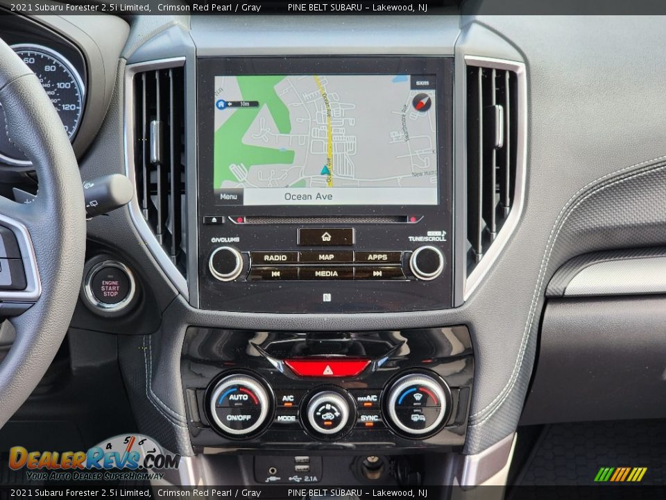 2021 Subaru Forester 2.5i Limited Crimson Red Pearl / Gray Photo #3