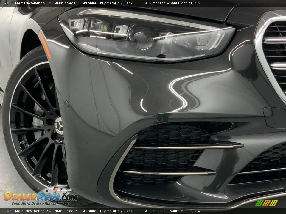 2023 Mercedes-Benz S 500 4Matic Sedan Graphite Gray Metallic / Black Photo #3
