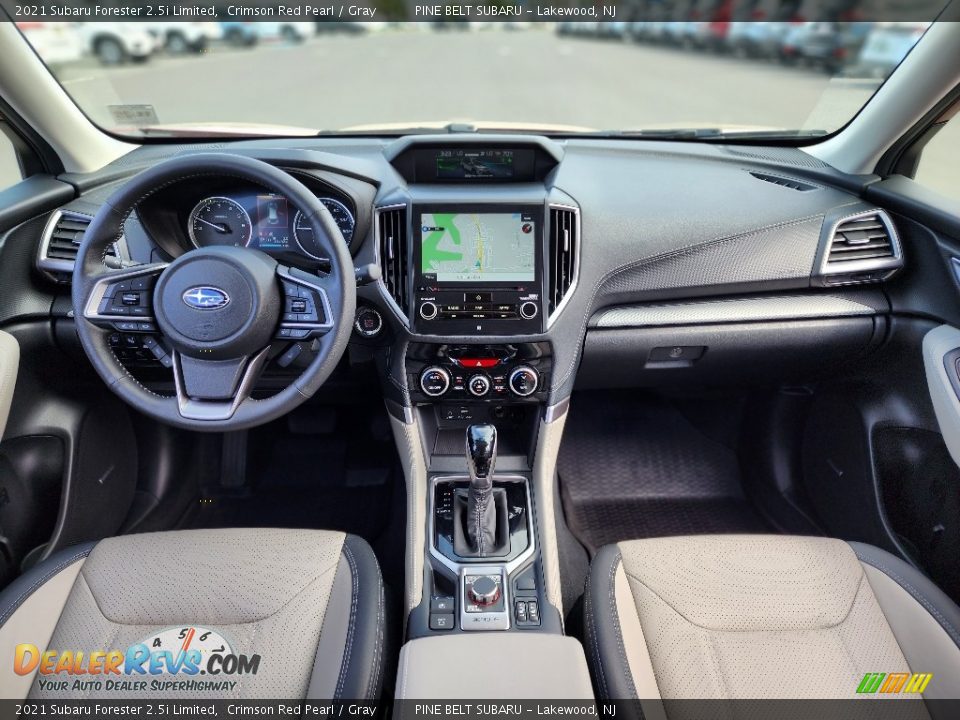 2021 Subaru Forester 2.5i Limited Crimson Red Pearl / Gray Photo #4