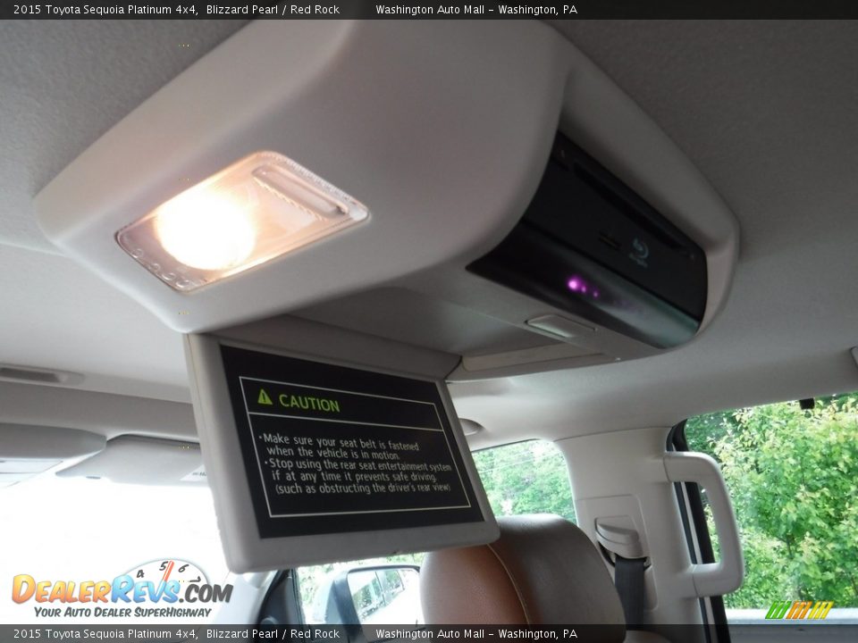 Entertainment System of 2015 Toyota Sequoia Platinum 4x4 Photo #4