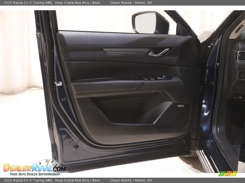 2020 Mazda CX-5 Touring AWD Deep Crystal Blue Mica / Black Photo #4