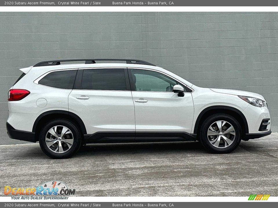 2020 Subaru Ascent Premium Crystal White Pearl / Slate Photo #3