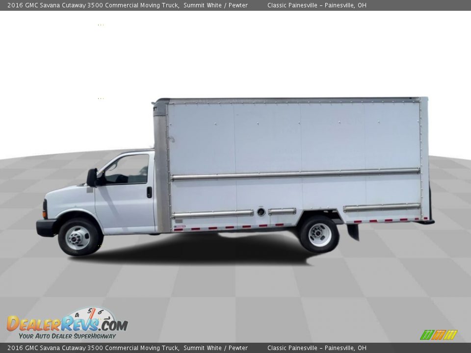 2016 GMC Savana Cutaway 3500 Commercial Moving Truck Summit White / Pewter Photo #5