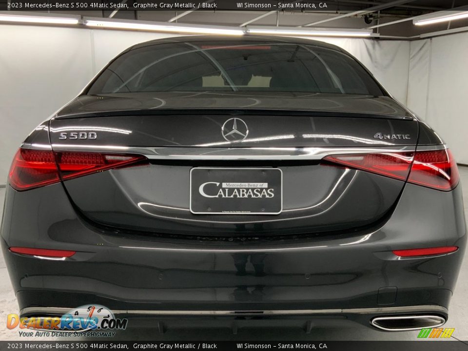 2023 Mercedes-Benz S 500 4Matic Sedan Graphite Gray Metallic / Black Photo #5