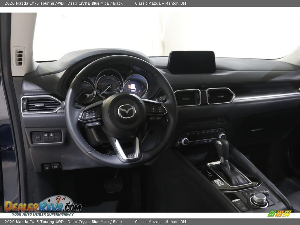 2020 Mazda CX-5 Touring AWD Deep Crystal Blue Mica / Black Photo #6