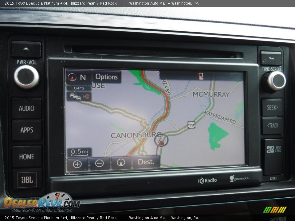 Navigation of 2015 Toyota Sequoia Platinum 4x4 Photo #7