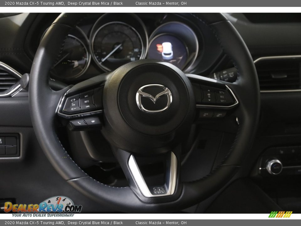 2020 Mazda CX-5 Touring AWD Deep Crystal Blue Mica / Black Photo #7