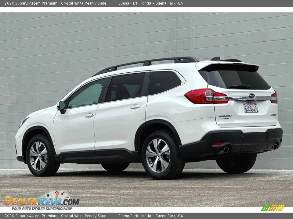 2020 Subaru Ascent Premium Crystal White Pearl / Slate Photo #6