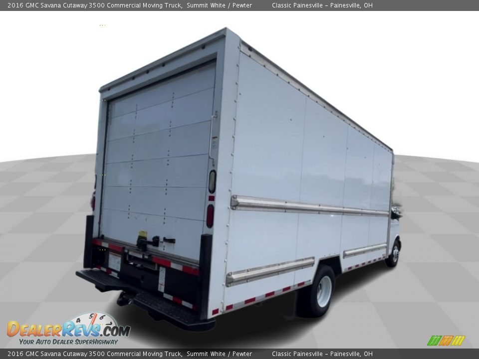 2016 GMC Savana Cutaway 3500 Commercial Moving Truck Summit White / Pewter Photo #8