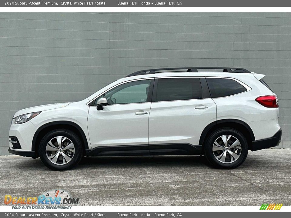 2020 Subaru Ascent Premium Crystal White Pearl / Slate Photo #7