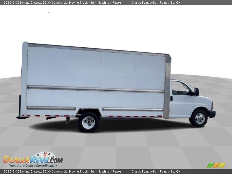 2016 GMC Savana Cutaway 3500 Commercial Moving Truck Summit White / Pewter Photo #9