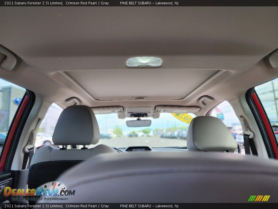 2021 Subaru Forester 2.5i Limited Crimson Red Pearl / Gray Photo #10