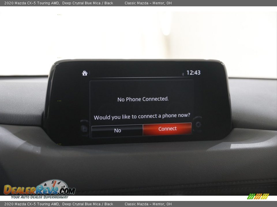 2020 Mazda CX-5 Touring AWD Deep Crystal Blue Mica / Black Photo #10