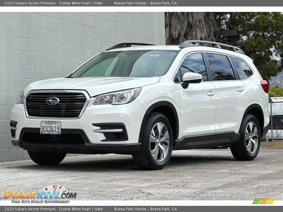 2020 Subaru Ascent Premium Crystal White Pearl / Slate Photo #8