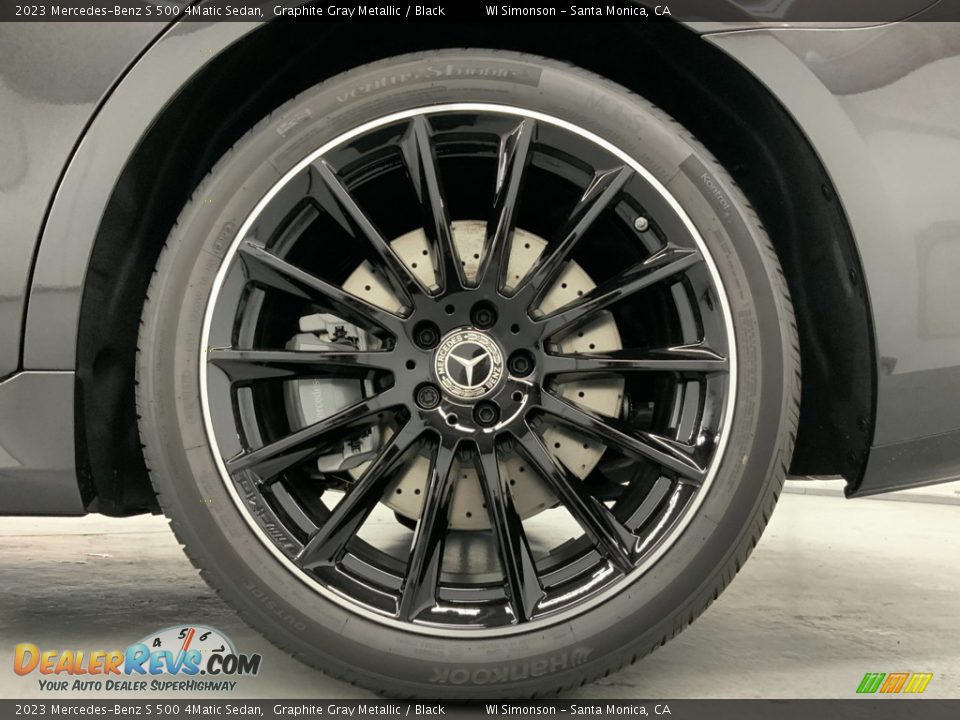 2023 Mercedes-Benz S 500 4Matic Sedan Graphite Gray Metallic / Black Photo #9
