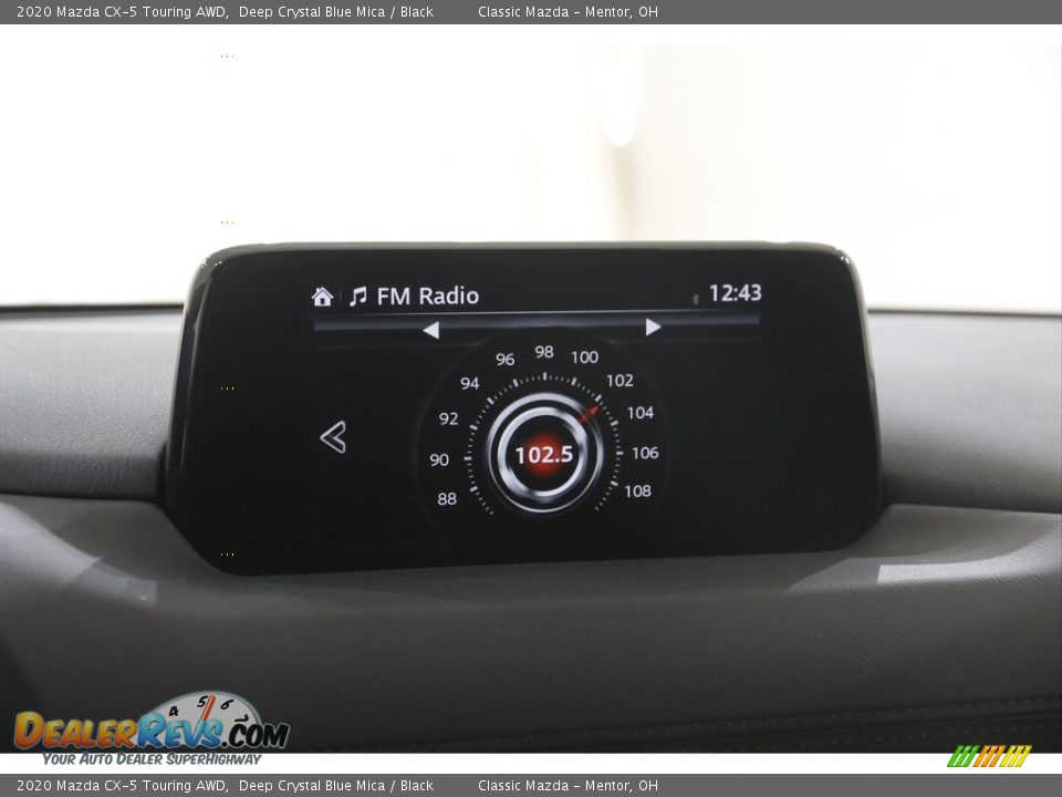 2020 Mazda CX-5 Touring AWD Deep Crystal Blue Mica / Black Photo #11