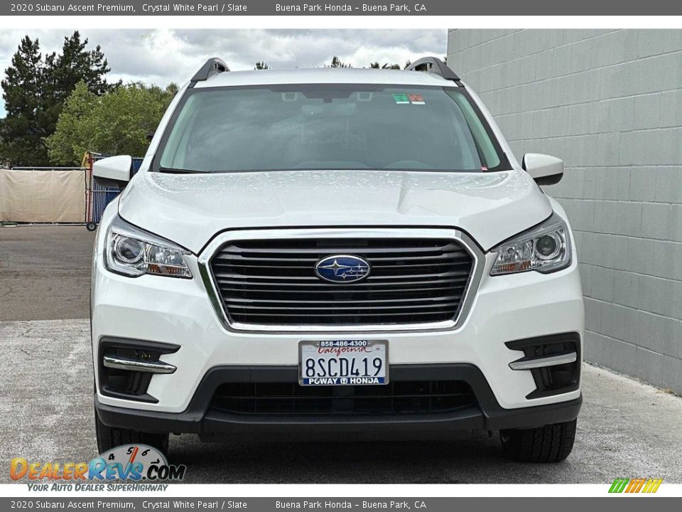 2020 Subaru Ascent Premium Crystal White Pearl / Slate Photo #9