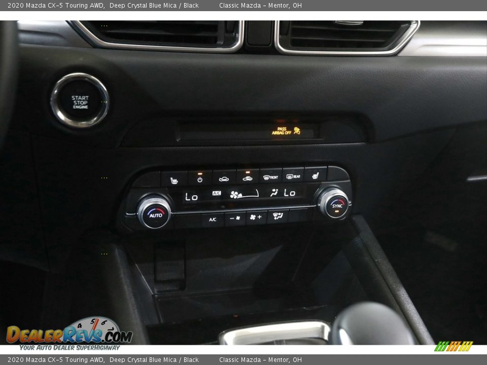 2020 Mazda CX-5 Touring AWD Deep Crystal Blue Mica / Black Photo #13