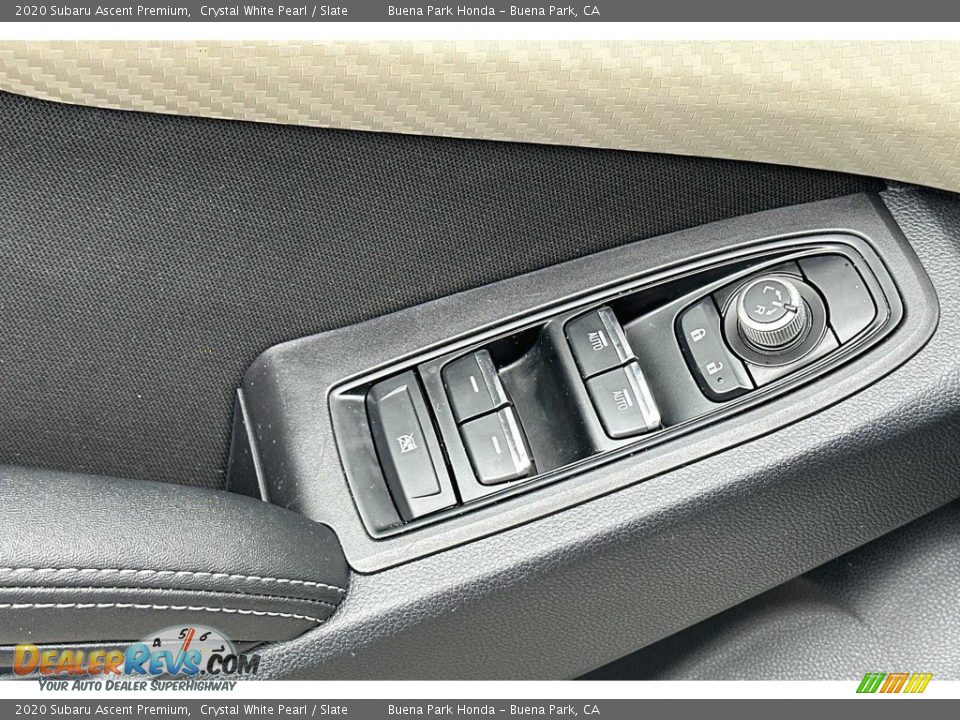 2020 Subaru Ascent Premium Crystal White Pearl / Slate Photo #12
