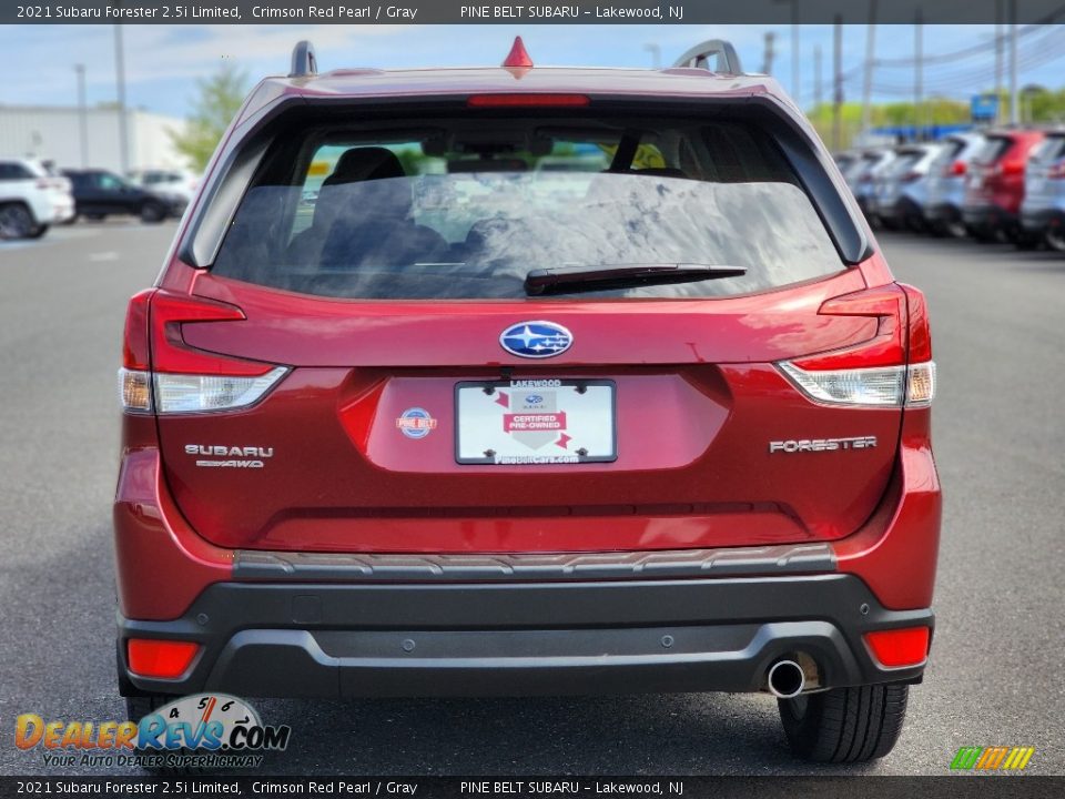 2021 Subaru Forester 2.5i Limited Crimson Red Pearl / Gray Photo #18