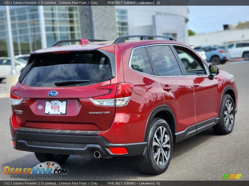 2021 Subaru Forester 2.5i Limited Crimson Red Pearl / Gray Photo #19