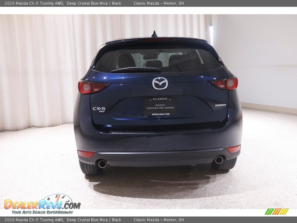 2020 Mazda CX-5 Touring AWD Deep Crystal Blue Mica / Black Photo #18