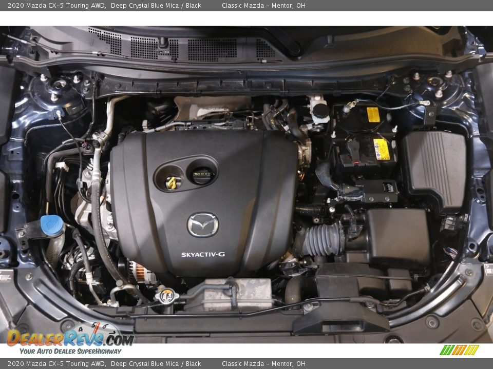 2020 Mazda CX-5 Touring AWD Deep Crystal Blue Mica / Black Photo #19