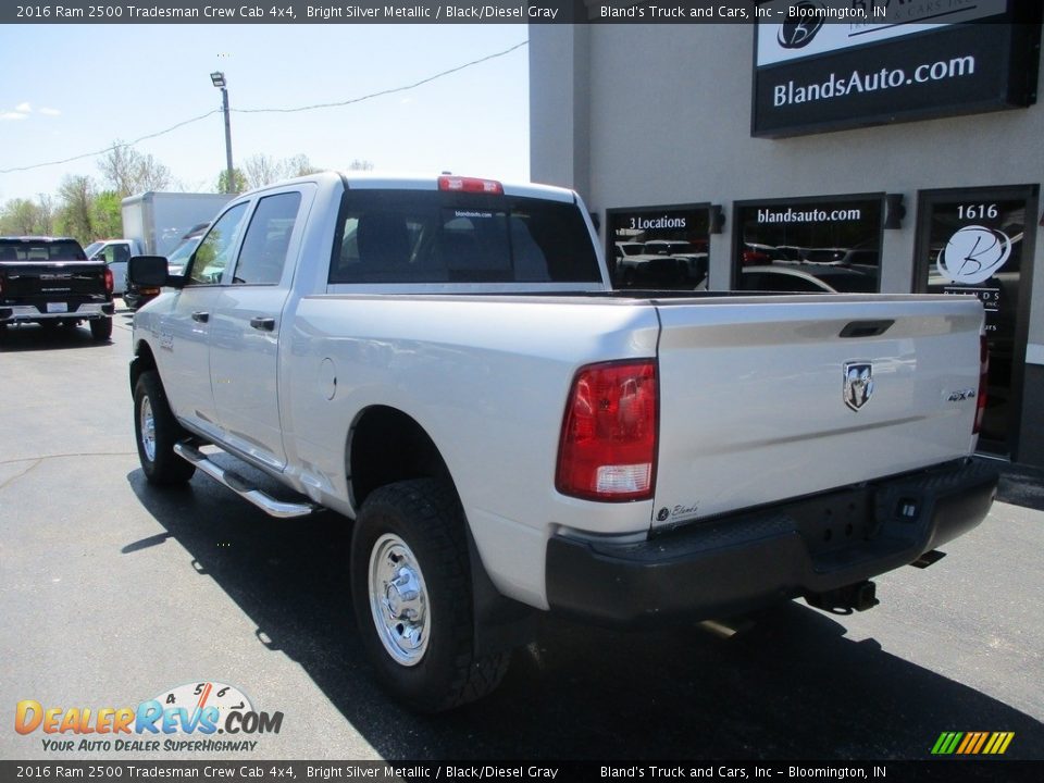 2016 Ram 2500 Tradesman Crew Cab 4x4 Bright Silver Metallic / Black/Diesel Gray Photo #3