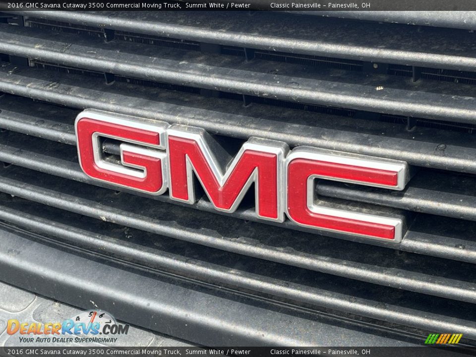 2016 GMC Savana Cutaway 3500 Commercial Moving Truck Summit White / Pewter Photo #24