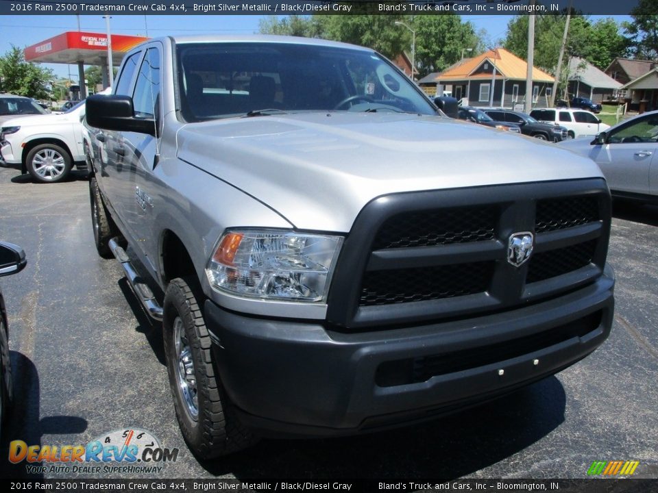 2016 Ram 2500 Tradesman Crew Cab 4x4 Bright Silver Metallic / Black/Diesel Gray Photo #5