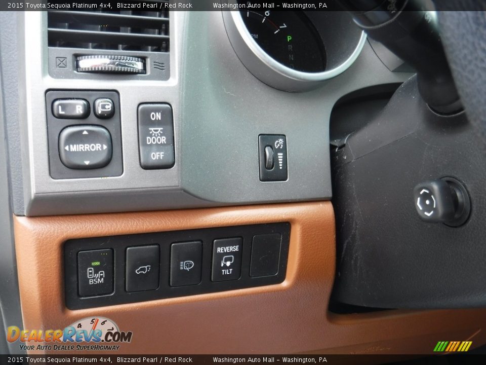 Controls of 2015 Toyota Sequoia Platinum 4x4 Photo #25